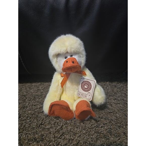 Boyds Bear 91860 Alouysius Quackenwaddle 10" Plush Jointed Bear Duck Costume - Picture 1 of 4